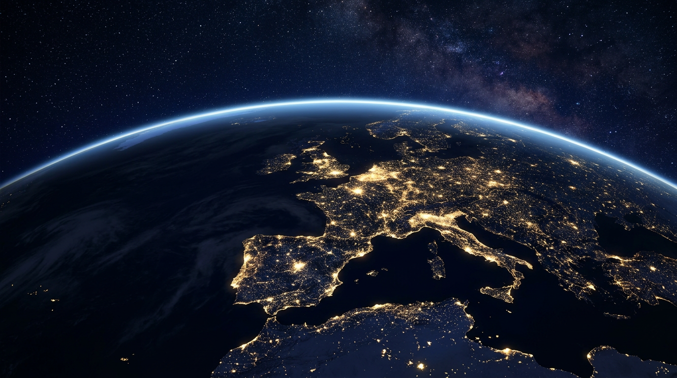 Earth from space representing exploration