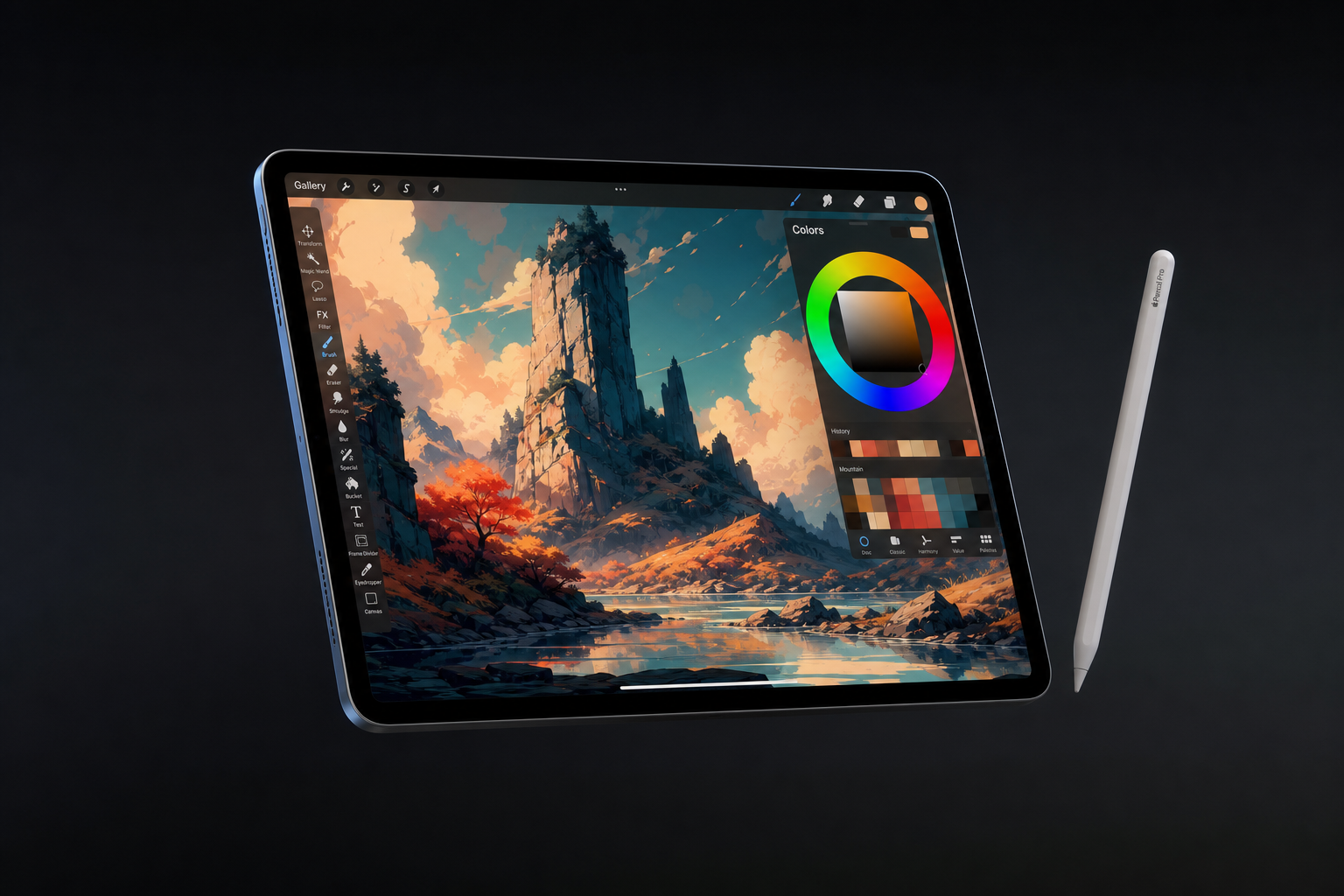 DreamPad tablet with stylus